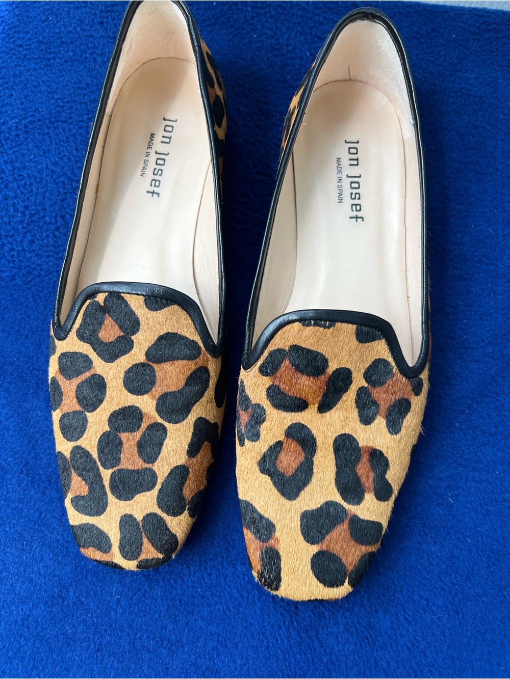Jon Josef Leopard Print Women’s Loafers - Tan & Black